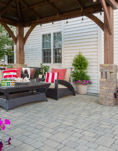 paver installation, Lawn Care & Hardscaping in Massachusetts